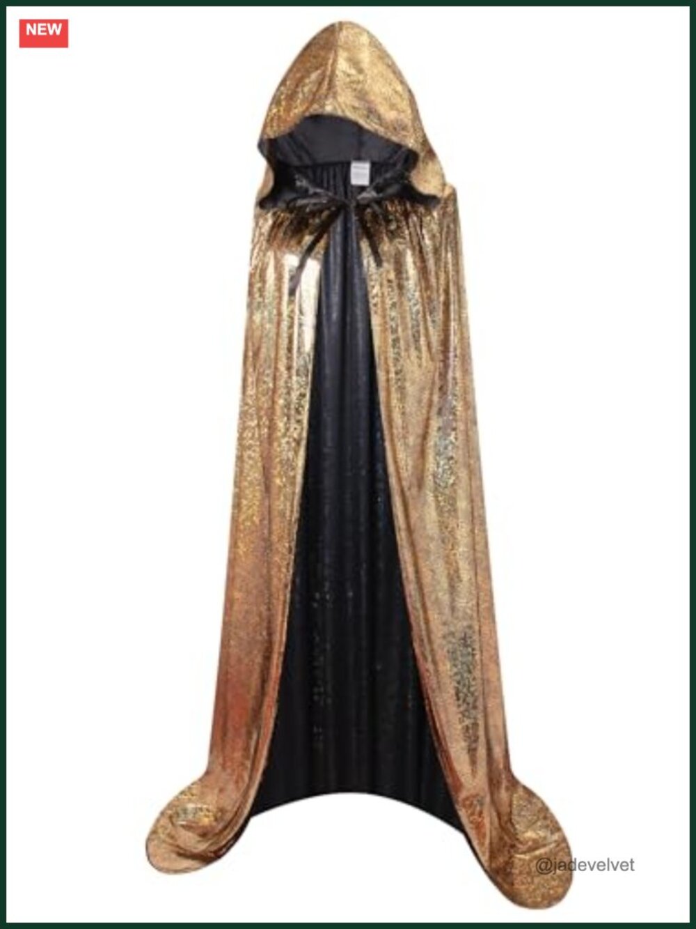 Unisex Full Length Hooded Cape Cloak Halloween Christmas Costume